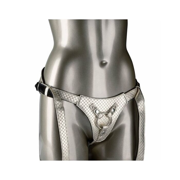 The regal queen arnés femenino - dorado