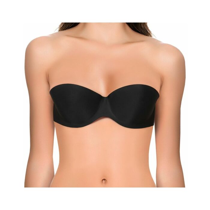 Invisible bra strapless clásico autoadhesivo - color negro