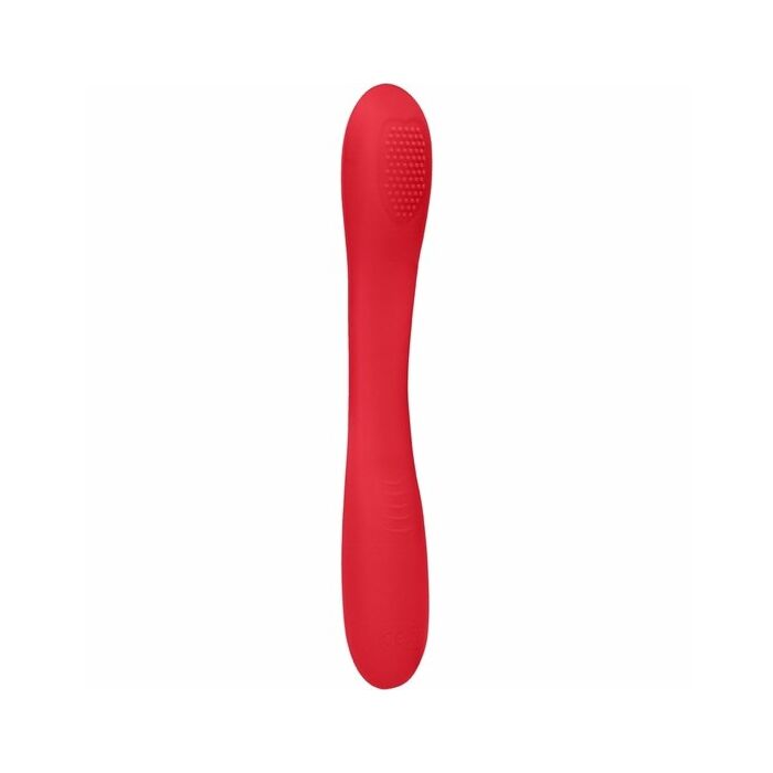 Doble penetracion vibrador flex rojo