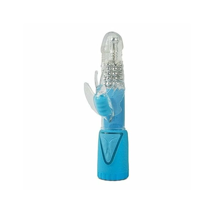 Climax conejito vibrador giratorio azul