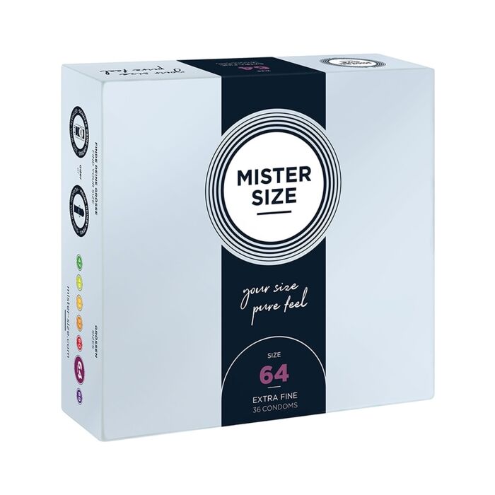Mister size 64mm - pack de 36 preservativos