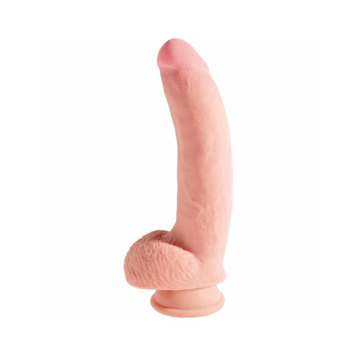 King cock - pene realístico con testículos triple densidad 26x9cm