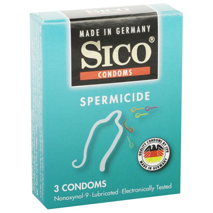 Sico condoms preservativos con espermicida 3 unidades