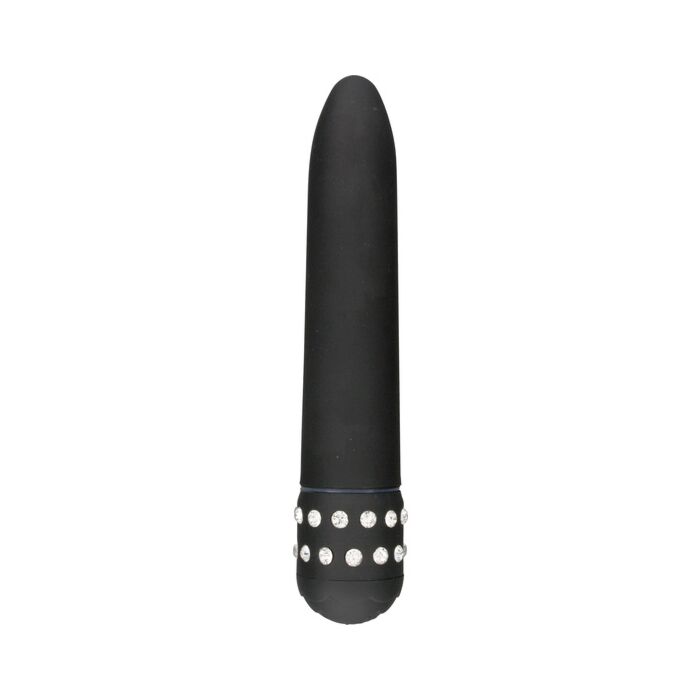 Superbe vibrador negro con diamantes