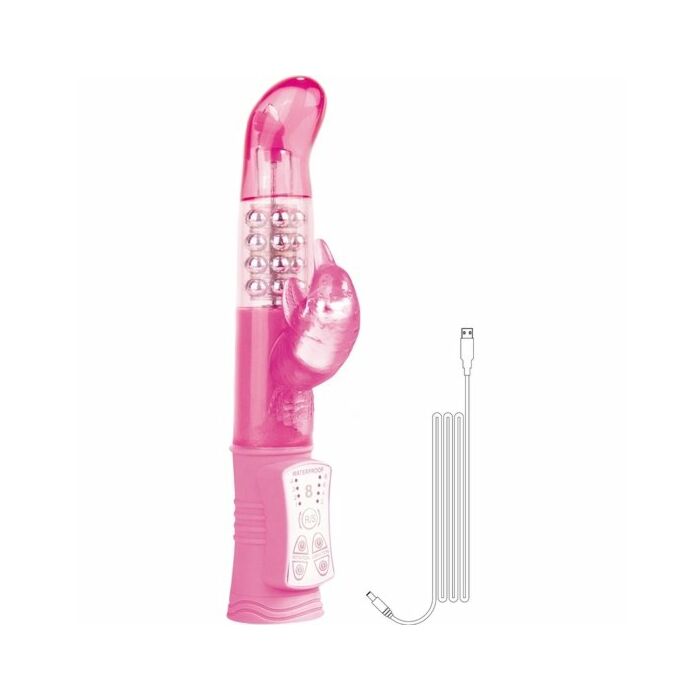 Vibrador recargable delfn rosa