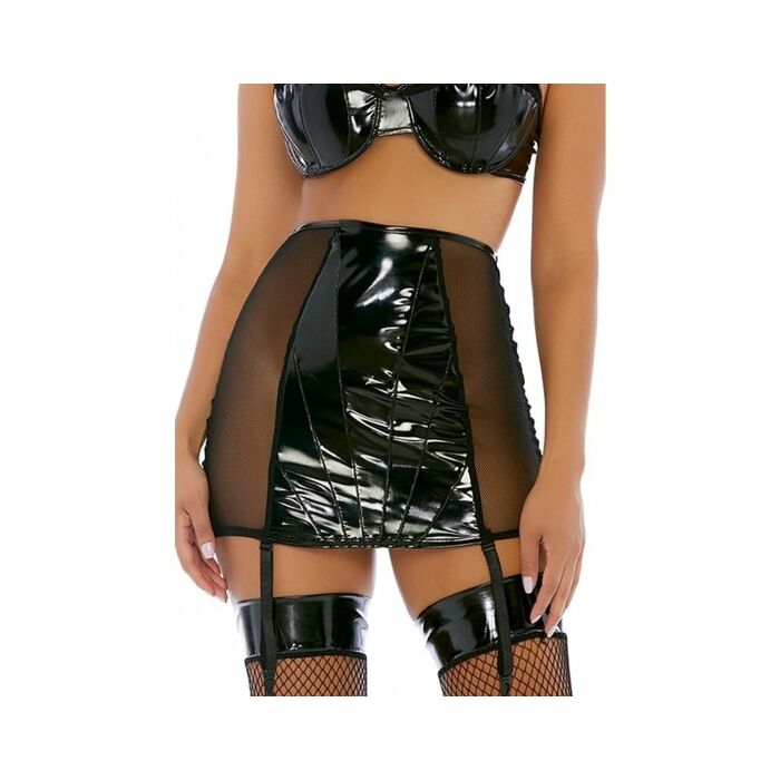 Double take skirt falda mini negro