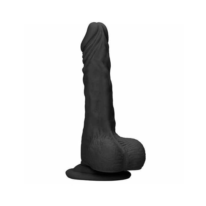Pene realístico con testículos 25cm - negro
