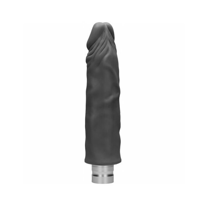 23 cm realistic vibrating dildo negro