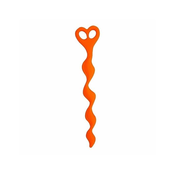 Climax anal - bolas anales de silicona torbellino - naranja