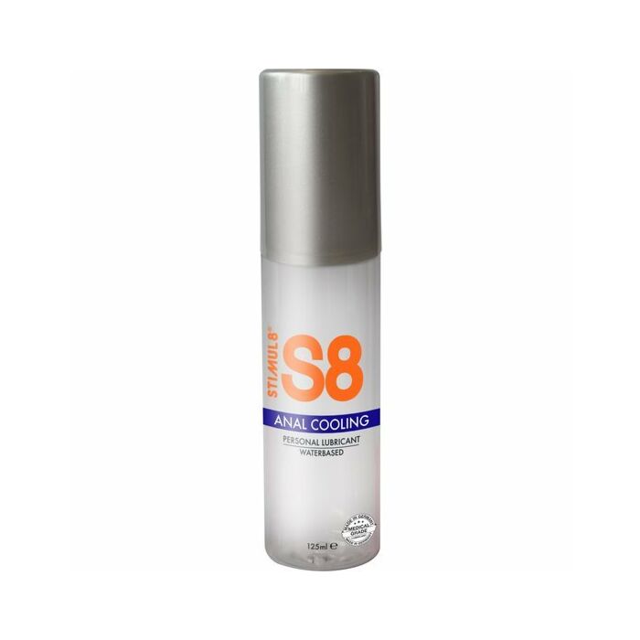 S8 lubricante anal base de agua efecto frío 125ml