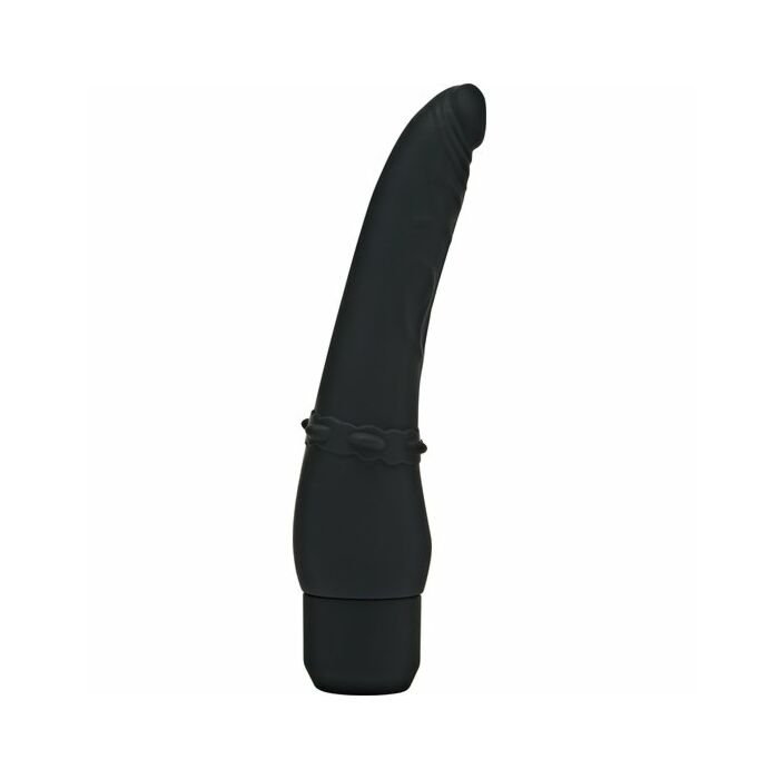 Vibrador Negro Suave Clásico.