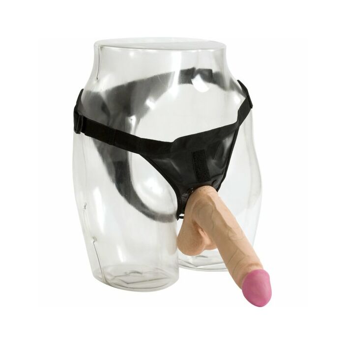 Vac-u-lock arnes con pene realistico 22 cm
