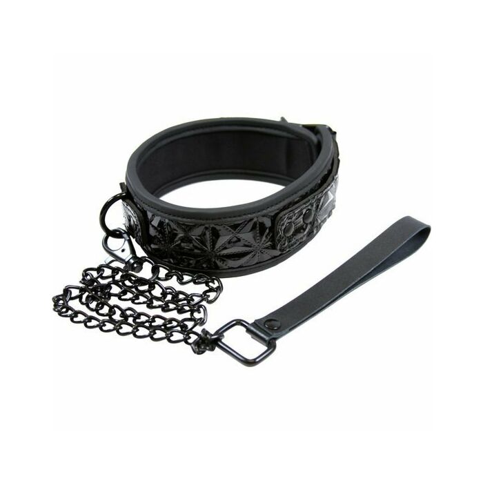 Sinful collar con cadena negro
