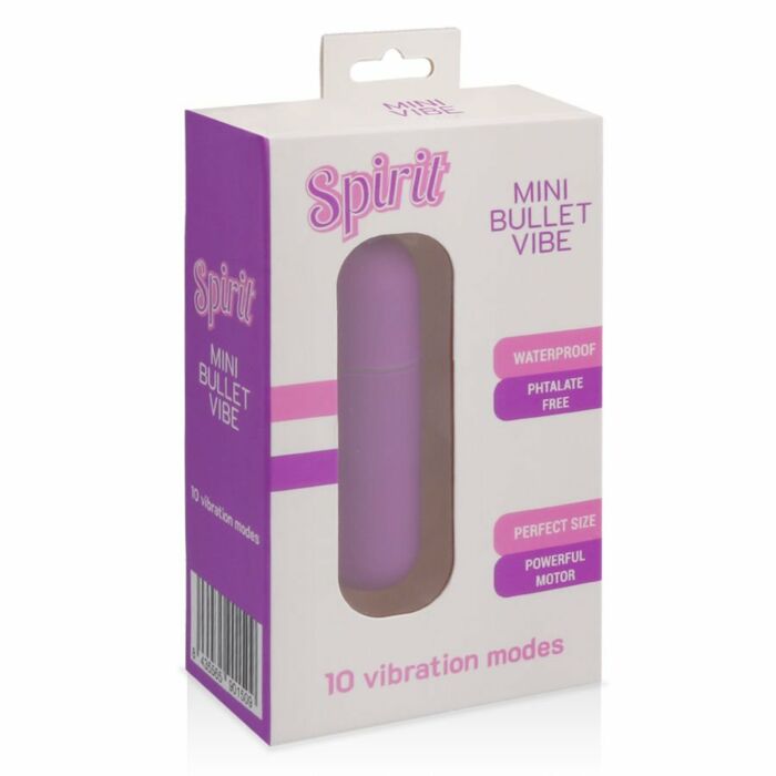 Spirit bala vibrador 10 velocidades lila