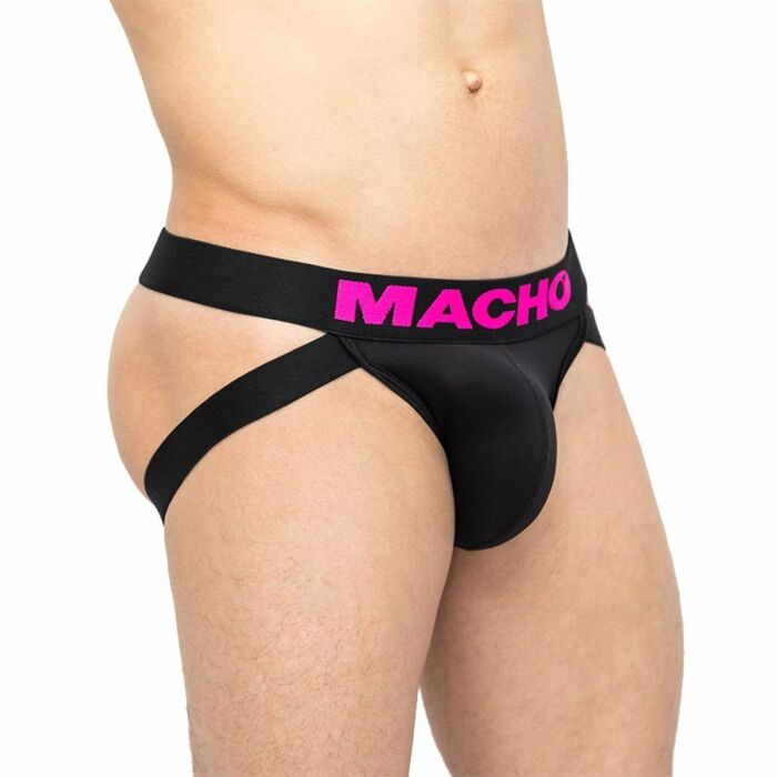 Macho - mx200f suspensorio fucsia y negro s