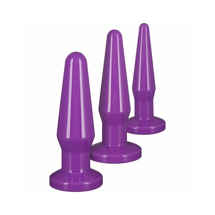 Mejor set de plug anal morado