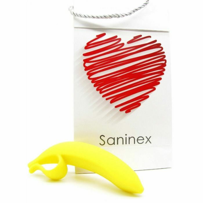 Saninex dildo banana orgasmic fantasy color amarillo