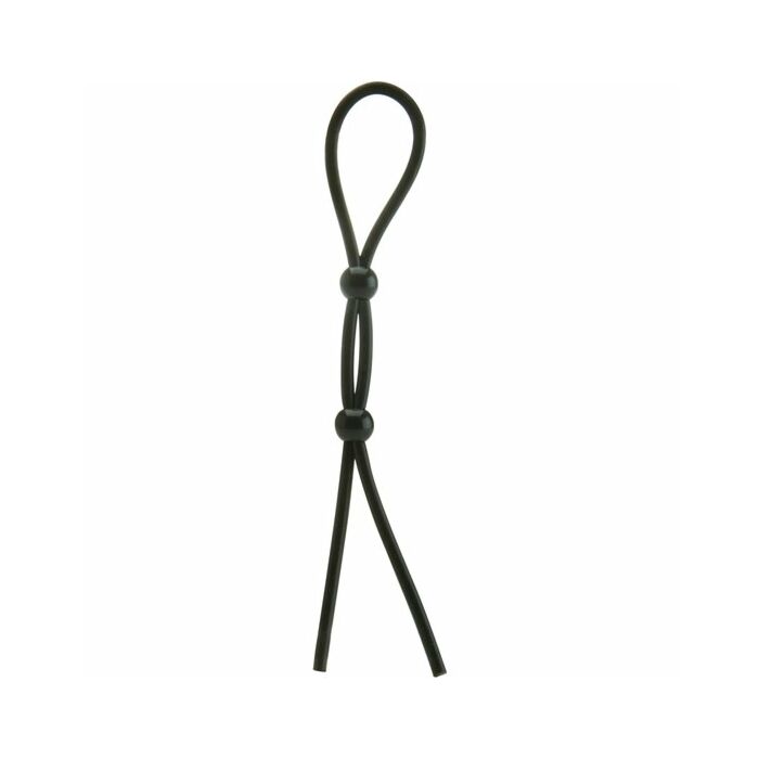 Booster doble anillo ajustable pene negro