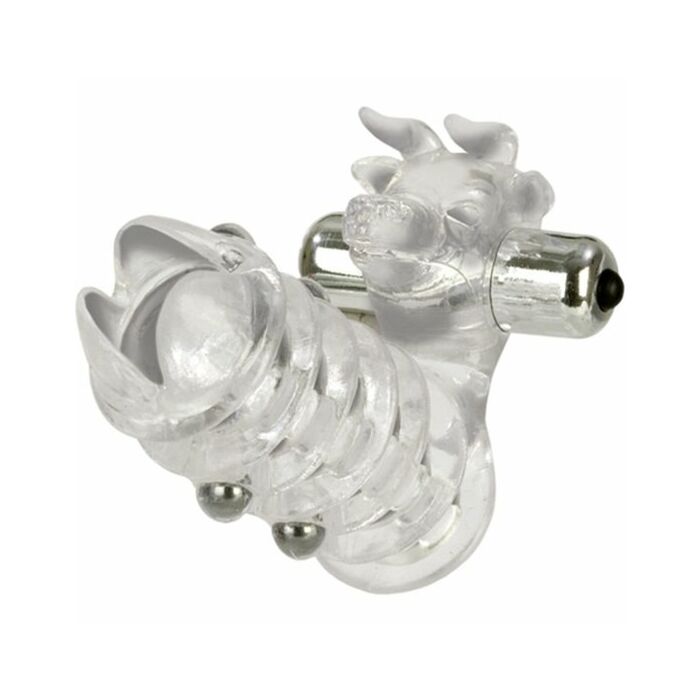 Funda pene con vibrador para clitoris