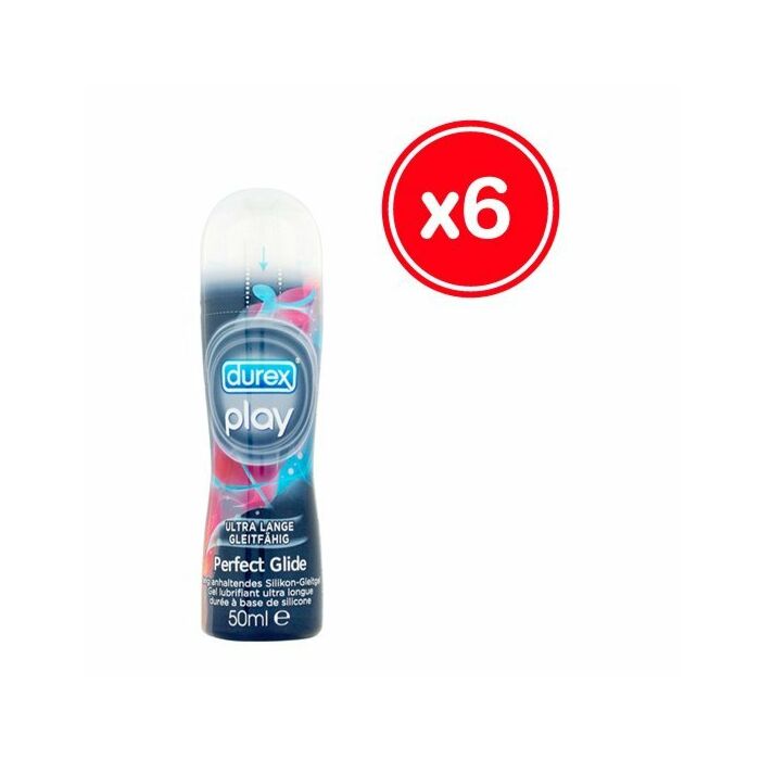 Durex play perfect glide 50 ml (6 uds)