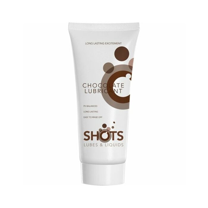 Shotslube lubricante base agua sabor a chocolate 100ml