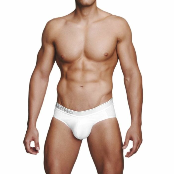 Macho - mc091 calzoncillo corto blanco talla xl