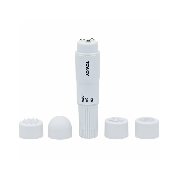 Bala vibradora con cabezales intercambiables blanco