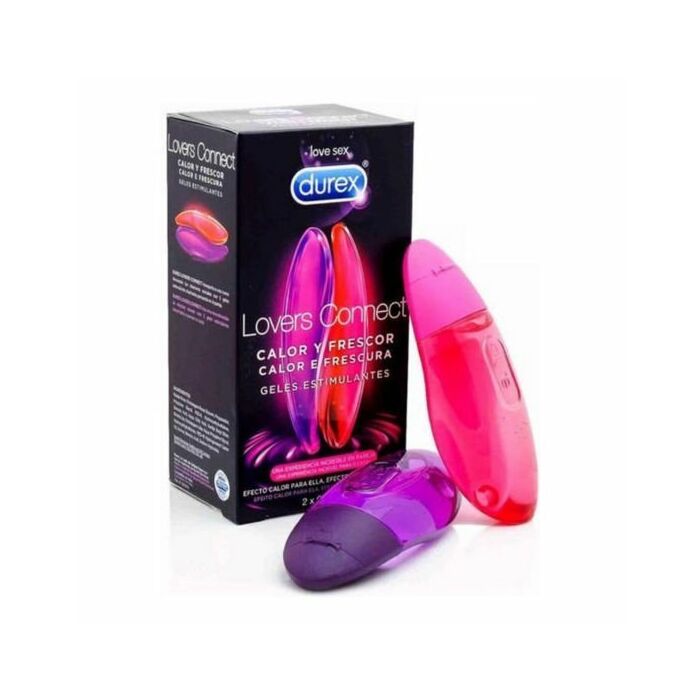 Durex lovers connect calor y frescor geles estimulantes
