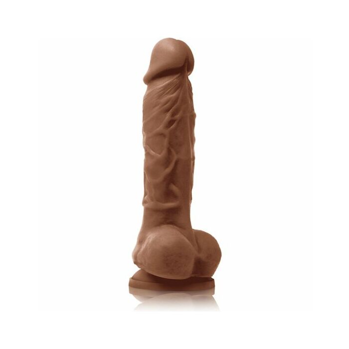 Colours pleasures pene realístico 18cm - caramelo