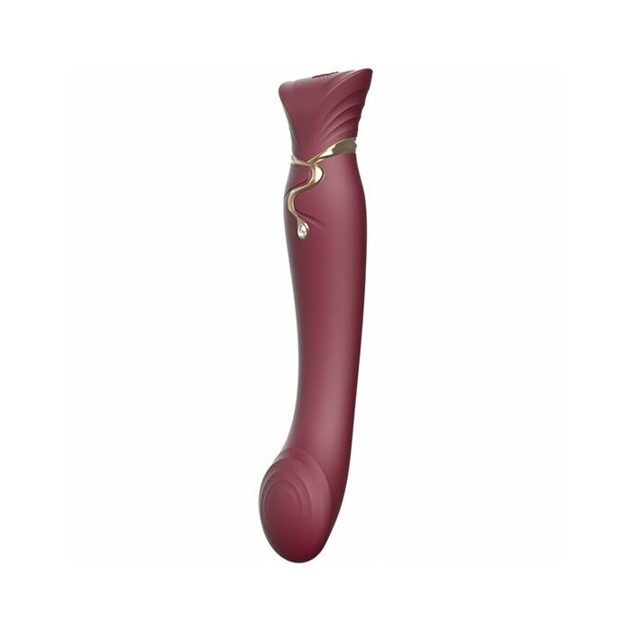 Zalo vibrador reina cleopatra con calor - rojo