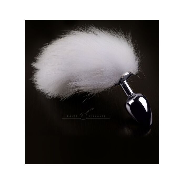 Plug de plata con cola  - s