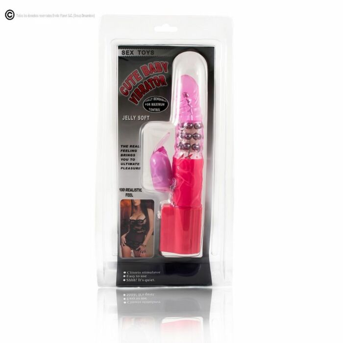 Rotador rabbit rosa  c/superestimulador