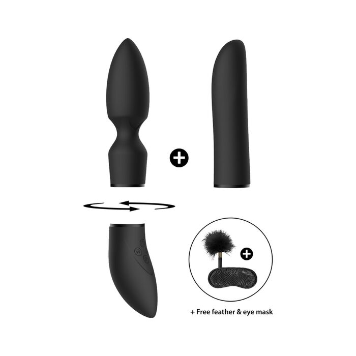 Pleasure kit vibrande clitoris - negro
