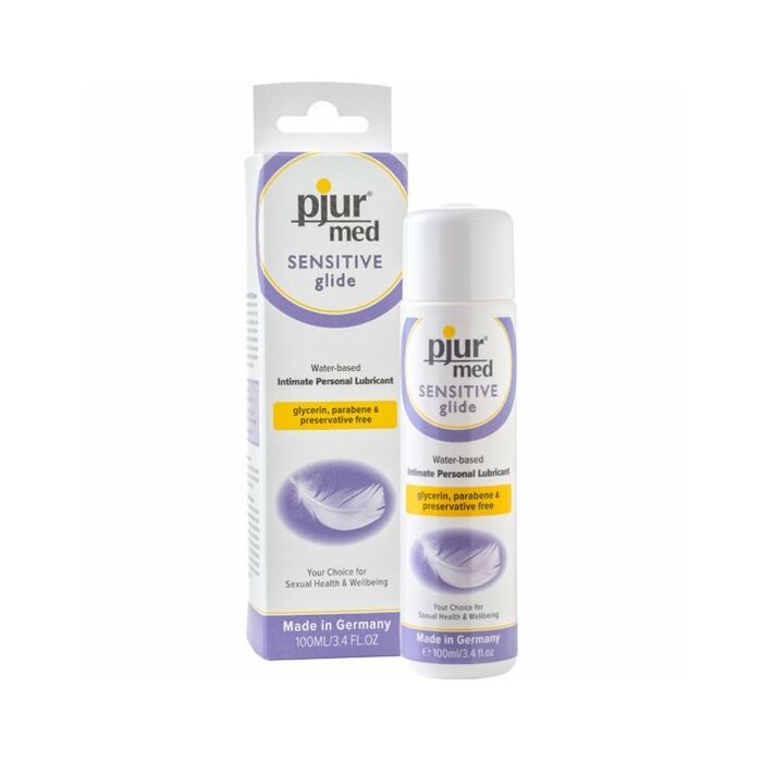 Pjur med sensitive glide lubricante base de agua