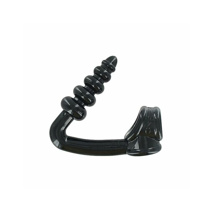 The tower - anillo con plug negro