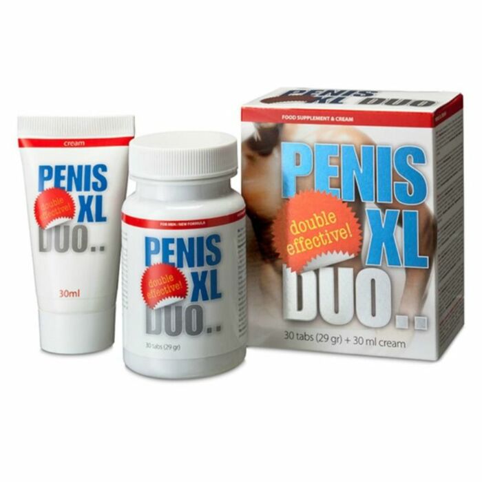 Penis xl duo pack capsulas y crema