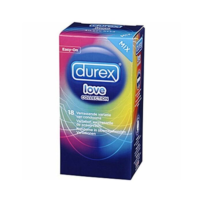 Durex love surtidos 18 uds (4 cajas)