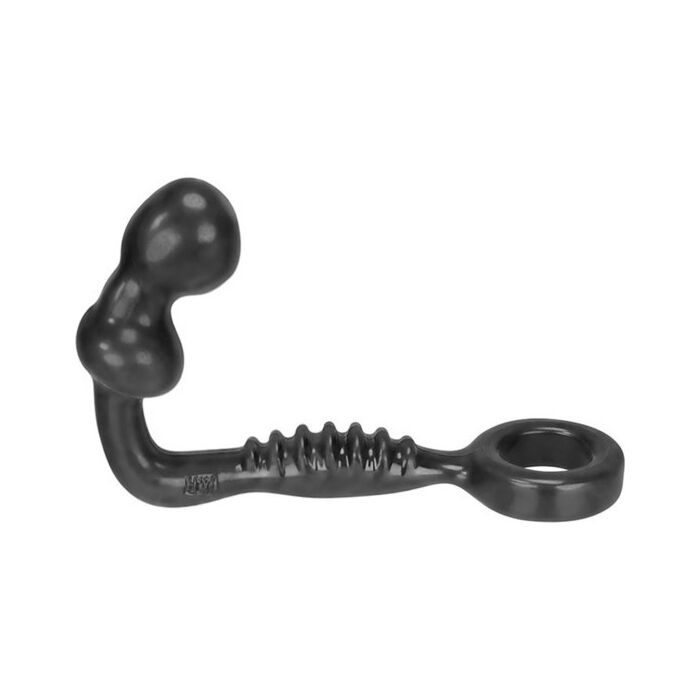Anillo ripple asslock con plug - negro