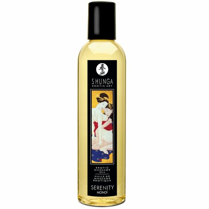 Shunga aceite de masaje erotico serenity monoi