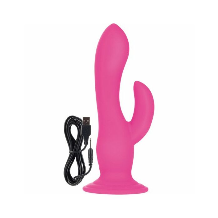 Vibrado recargable usb rosa 