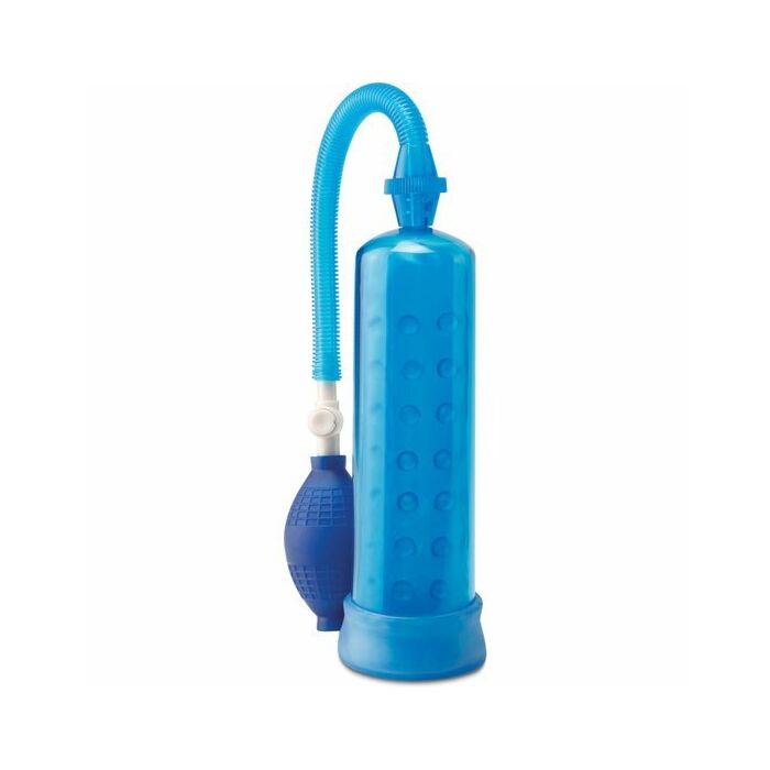 Pump worx bomba de ereccion silicona azul
