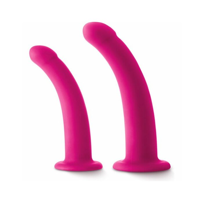 Shi/shi sugar/sugar kit de dildos de silicona - rosa