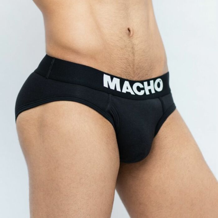 Macho - mc126 calzoncillo corto negro talla s