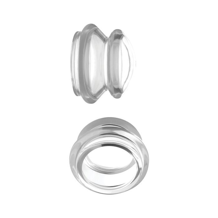 Clear plungers estimuladores pezones silicona tamaño pequeño - transparente