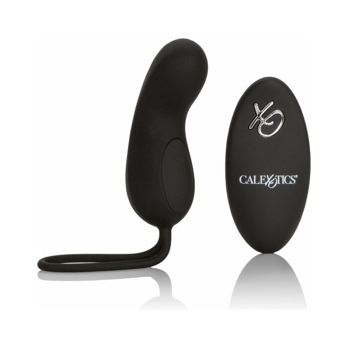 Huevo vibrador de silicona con mando negro recargable