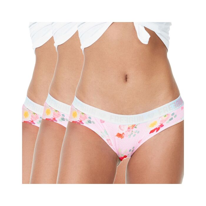 Pack 3 braguitas freegun en varios colores