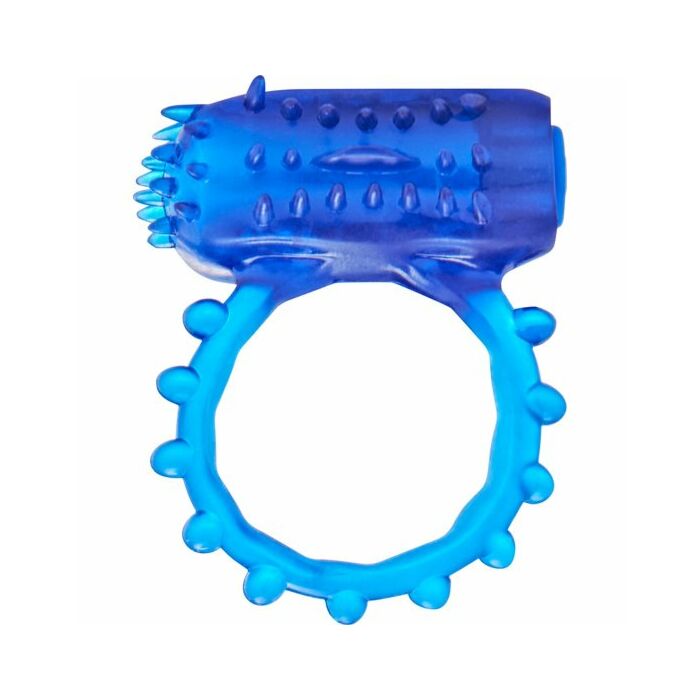 Anillo y vibrador dedo azul