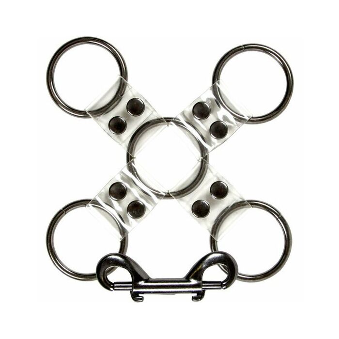 Bare bondage collar con correa