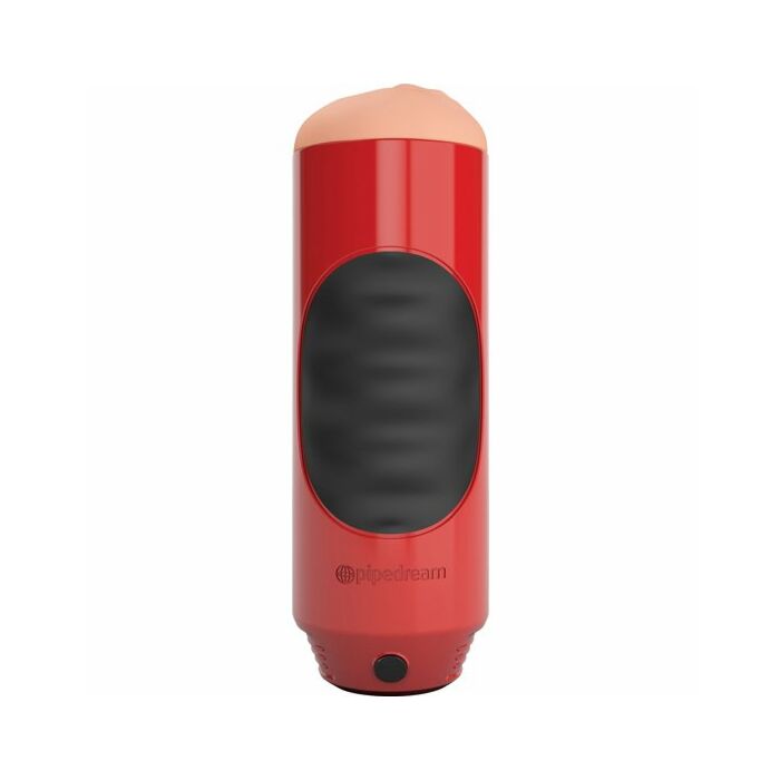 Pdx mega grip masturbador masculino boca rojo