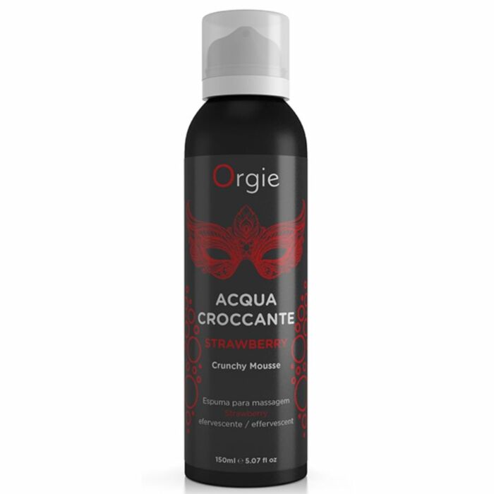 Orgie crema de masaje efervescente aroma fresa 150 ml